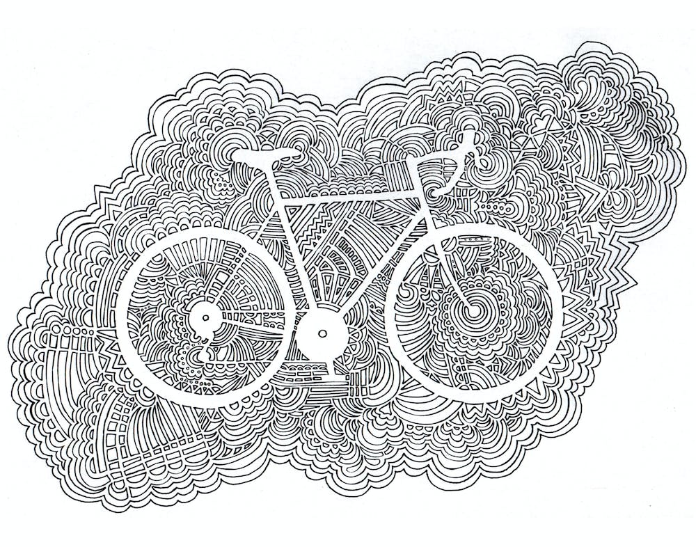 Bike Drawing Meditation
