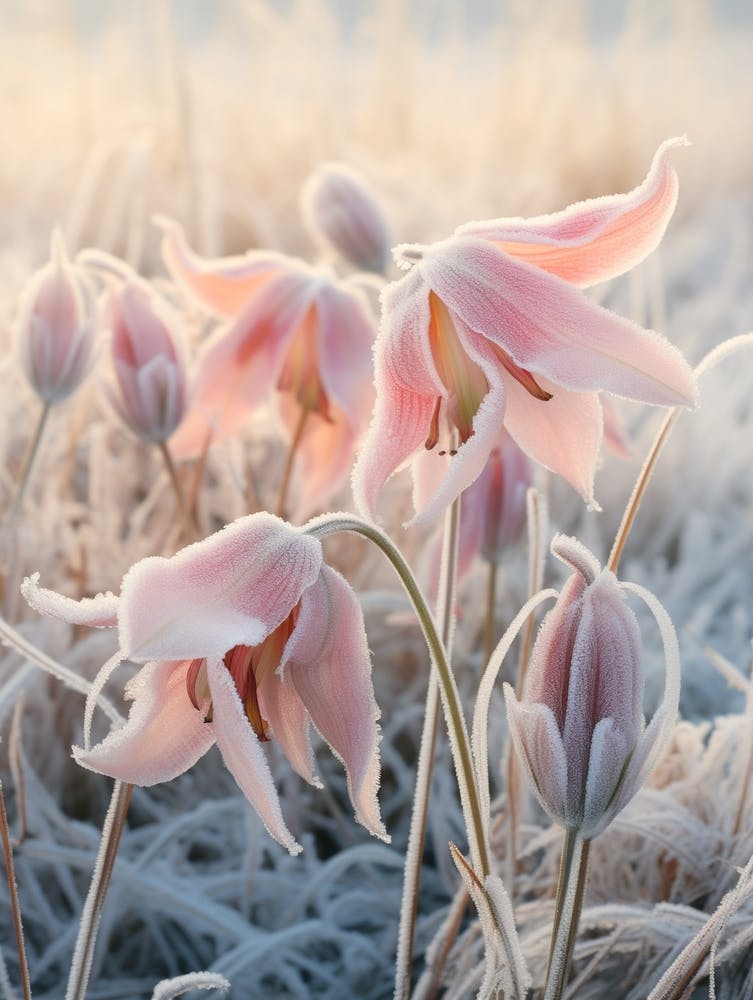 Frosty Botanical Gloriosa Lily 3
