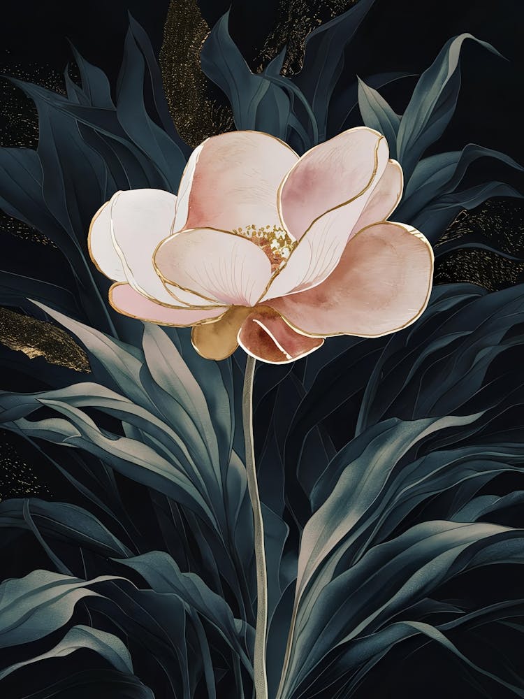 Fleur Dans L'Obscurité