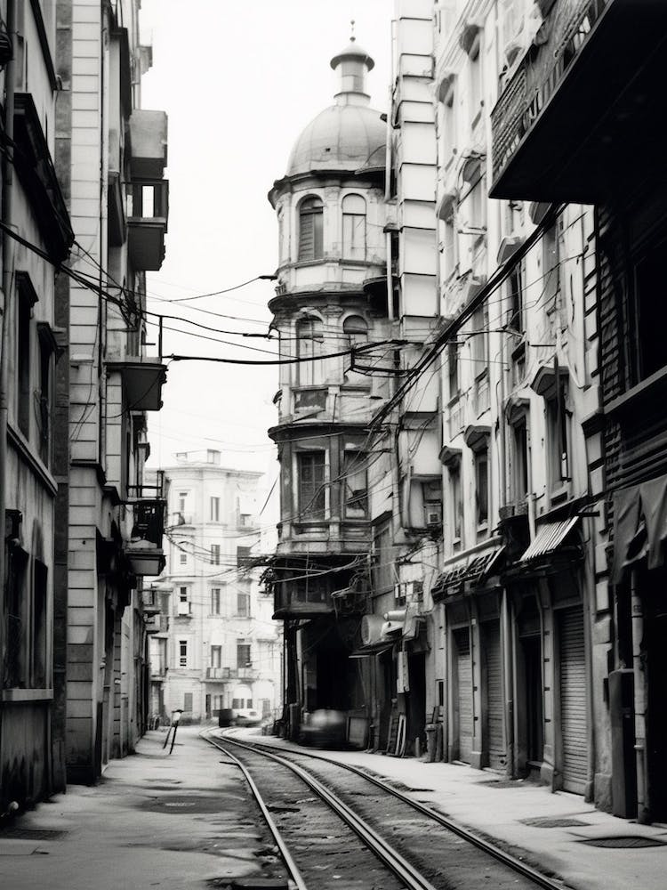 Genoa, Italy, Black And White Photography 2