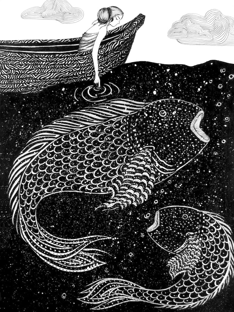 The Shimmering Sea Lights