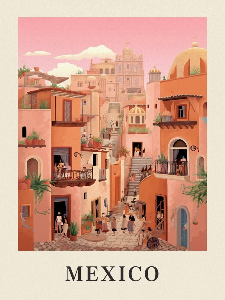 Vintage Travel Poster Mexico 2