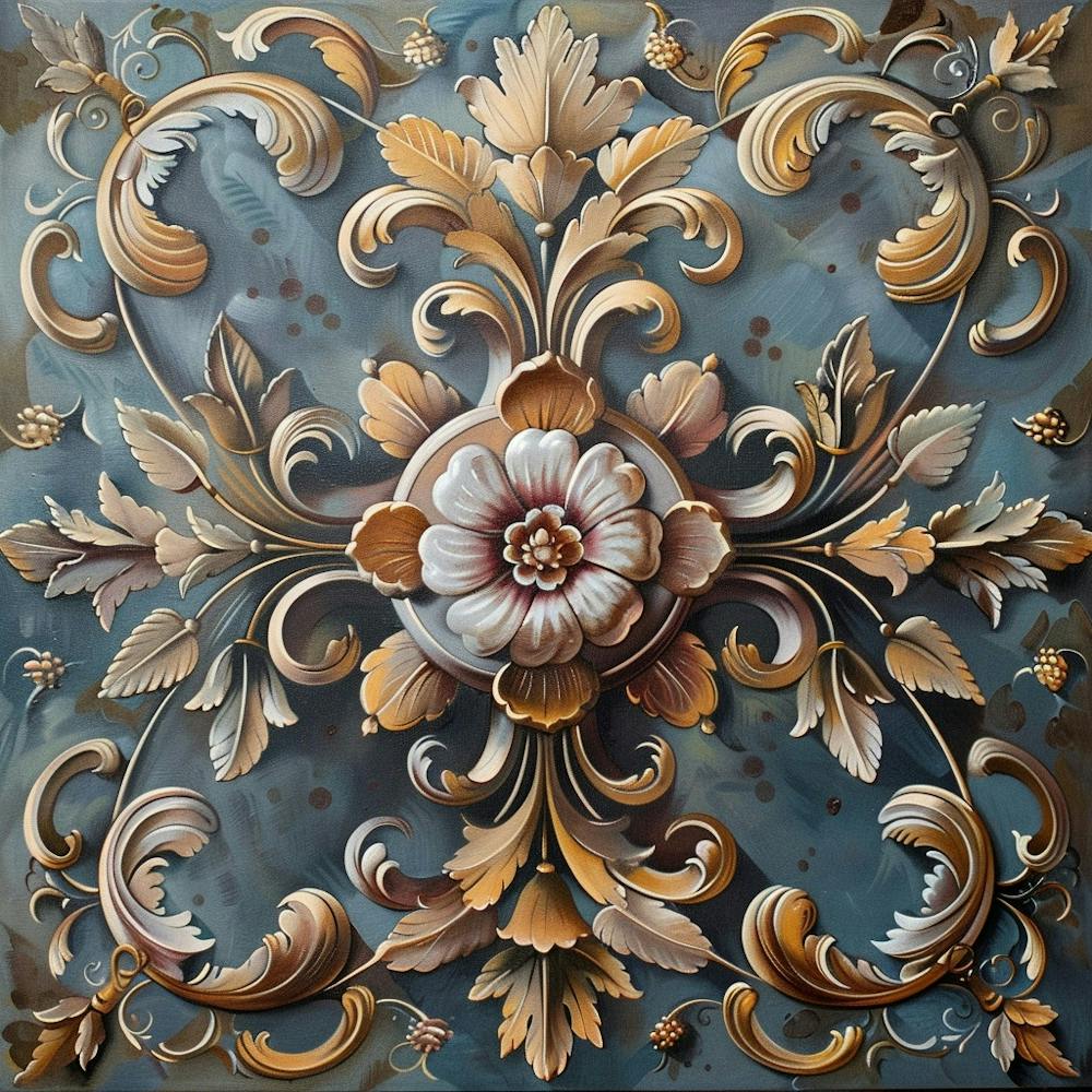 A Decorative Motif Oil Painting Illustration 1718803516 2