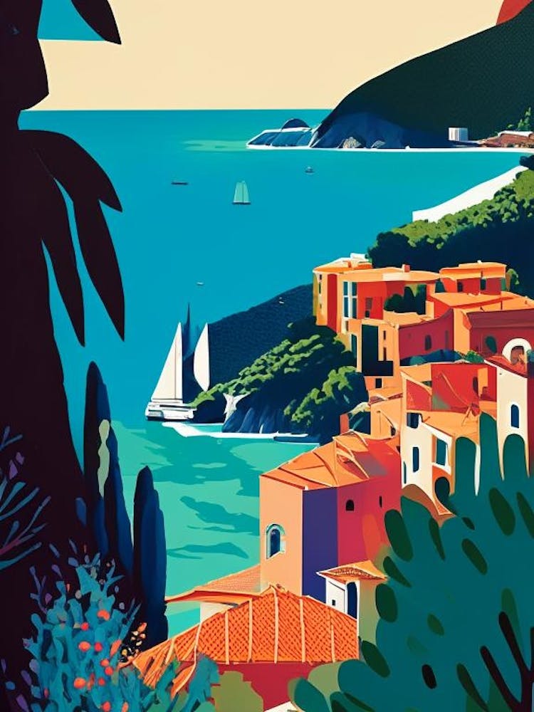 Cinque Terre National Park Italy Pop Matisse