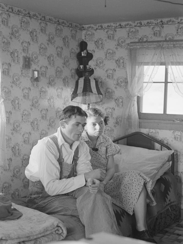 Untitled Photo, Possibly Related To Interior Of A Shack In Shantytown, Spencer, Iowa By Russell Lee