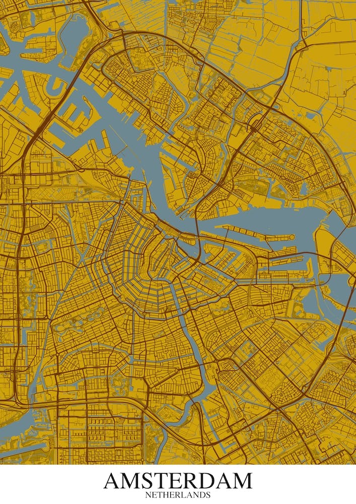 Amsterdam Yellow Blue