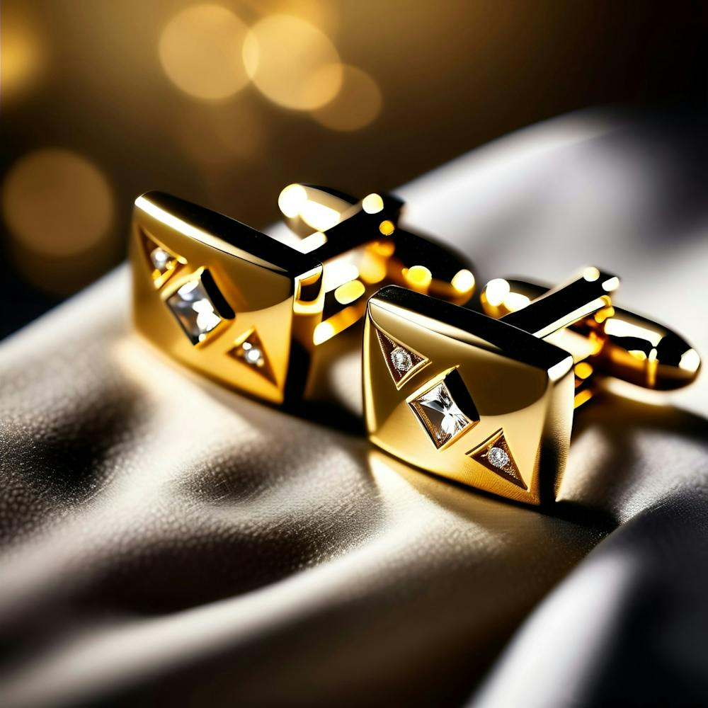 Gold Cufflinks