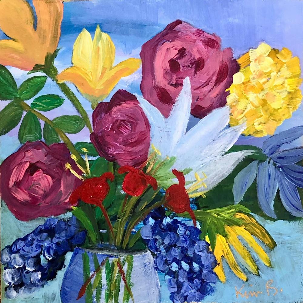 Floral 5 Square