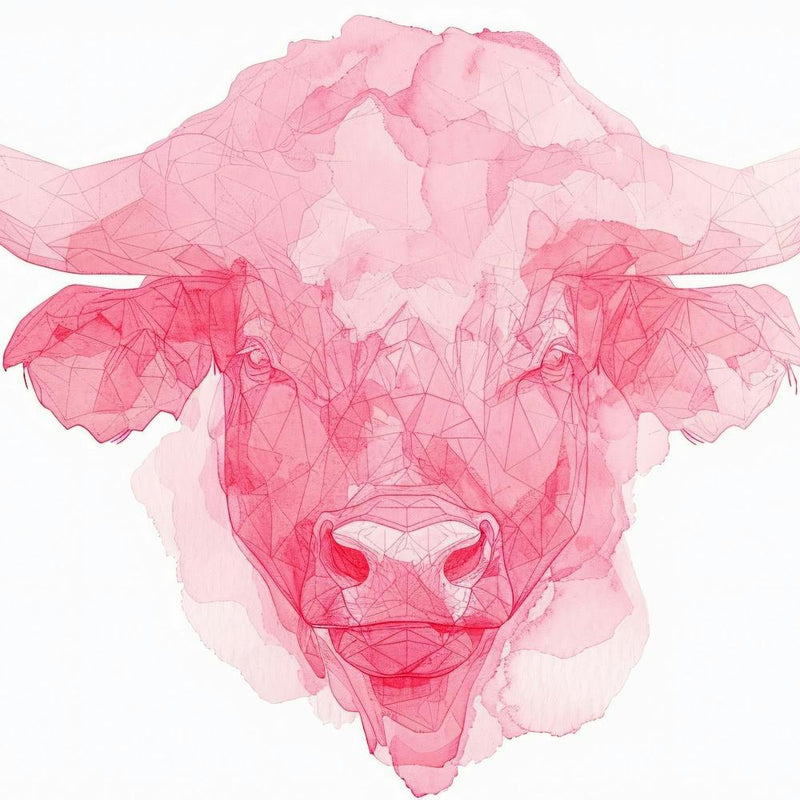 Stier Leinwanddruck