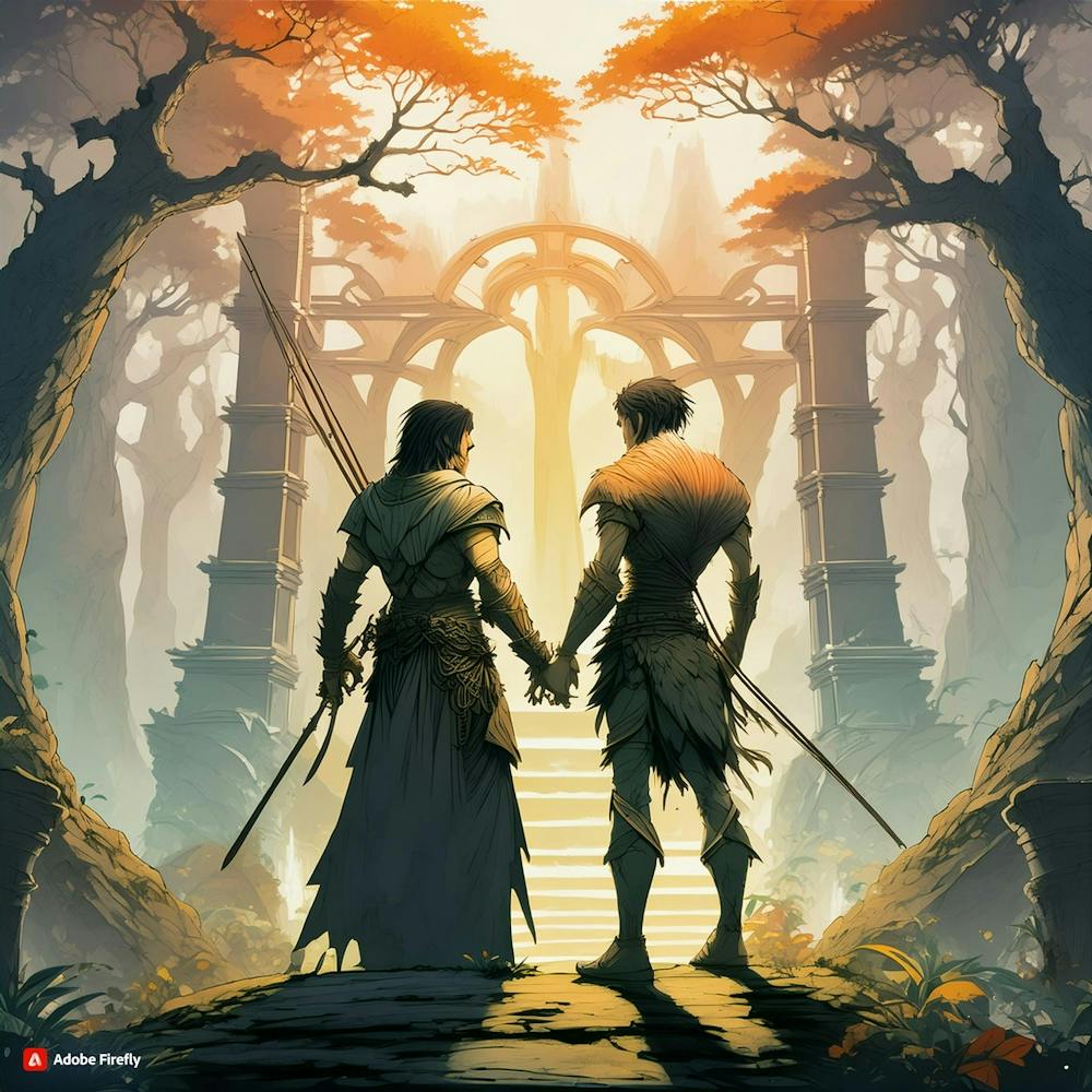 Shadow Of The Colossus. The two heroes 