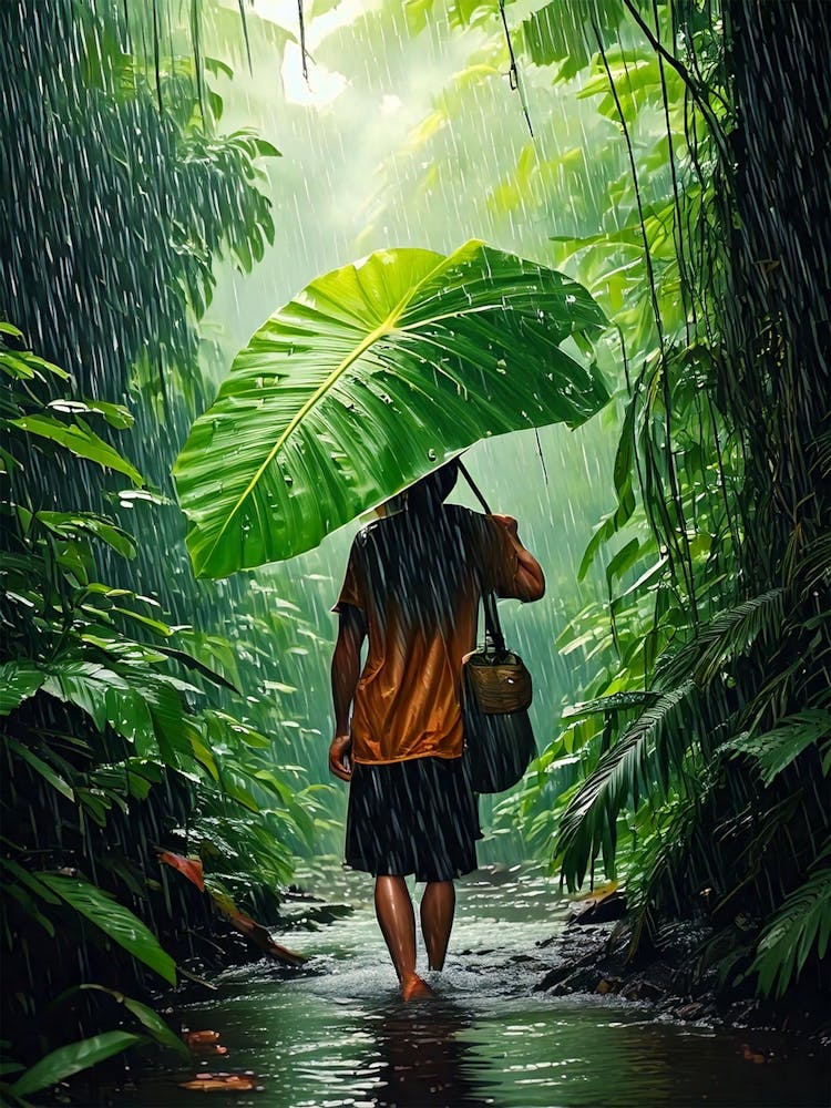 Heavy Jungle Rain