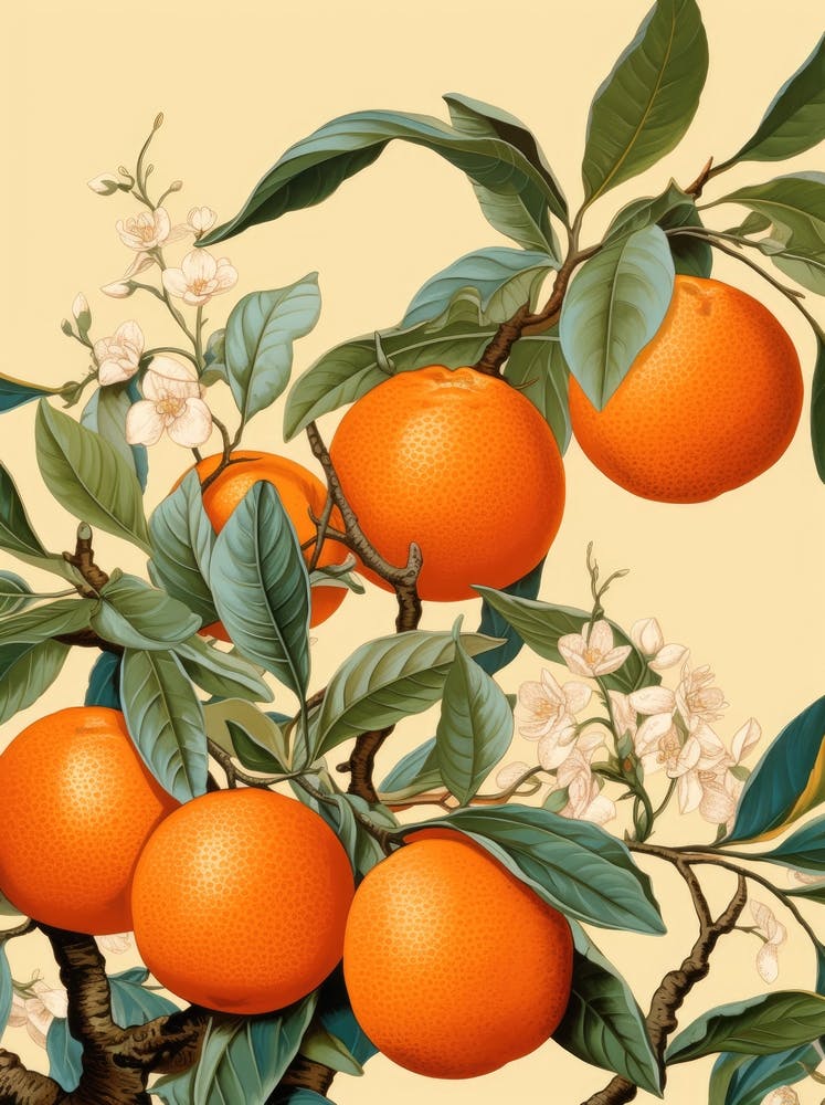 Oranges On A Tree