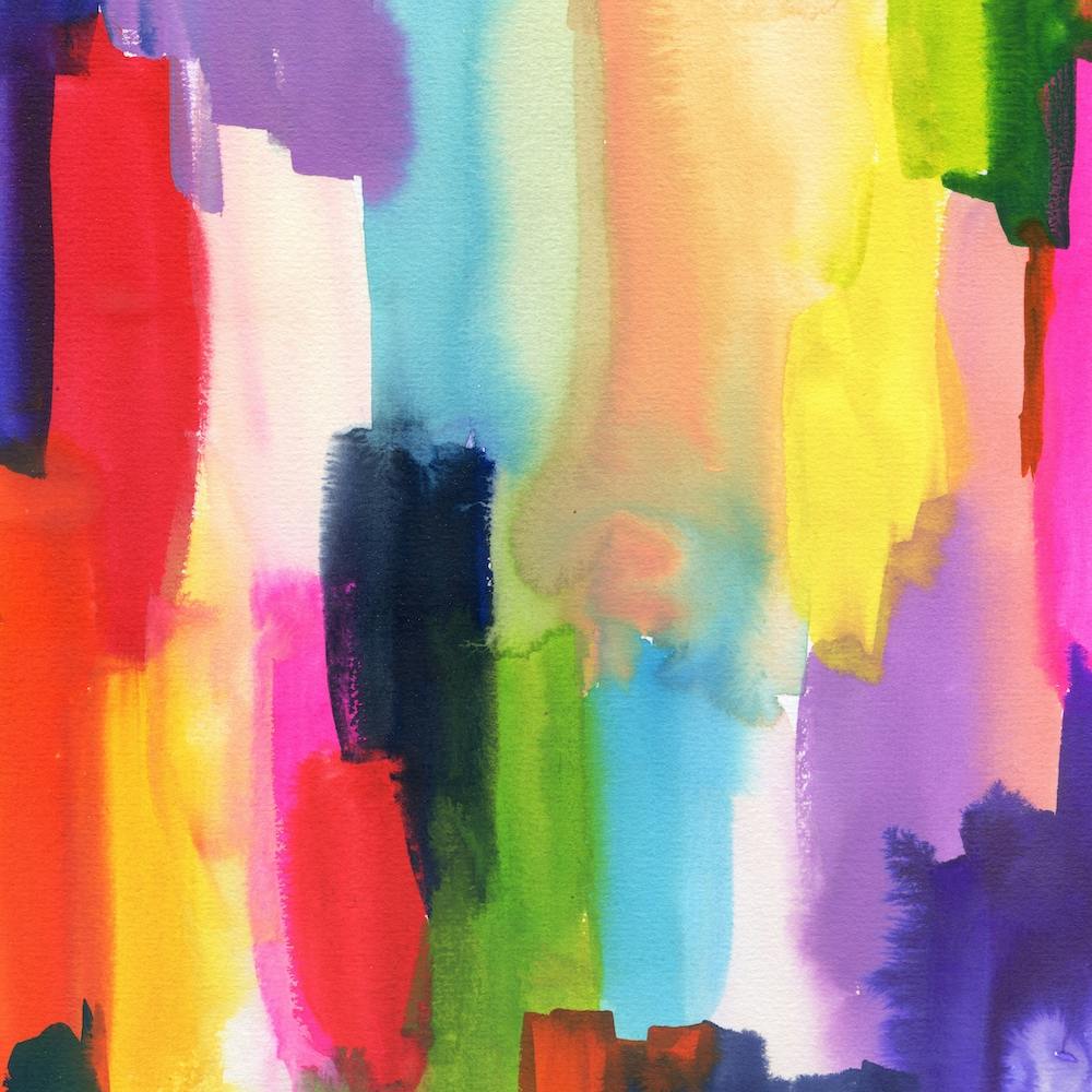 Abstract Painting with Colors 1