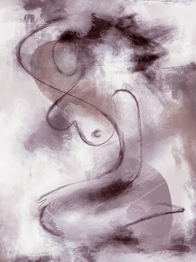 Abstract Figurative Art Poster_2459138