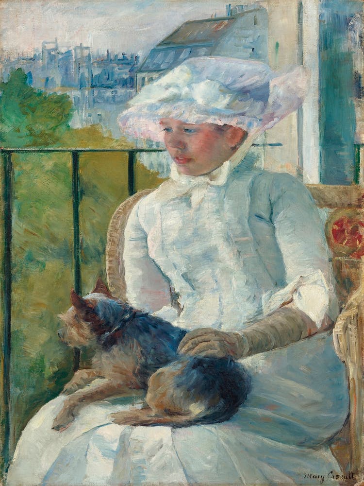 Young Girl At A Window (1883–1884), Mary Cassatt