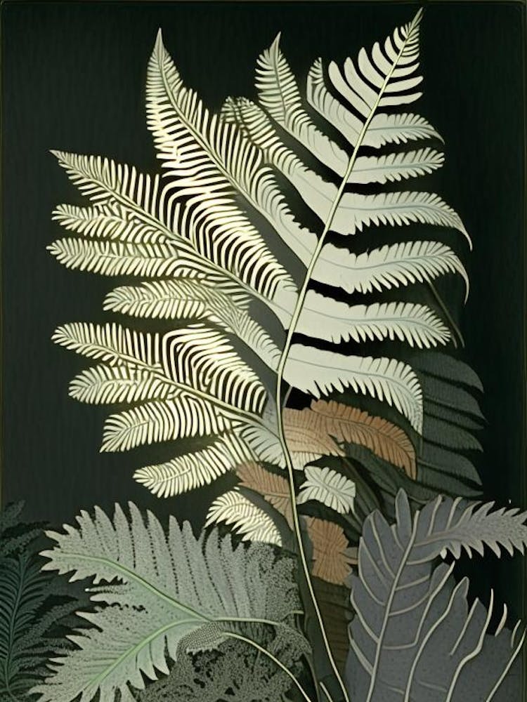 Silver Cloak Fern Rousseau Inspired