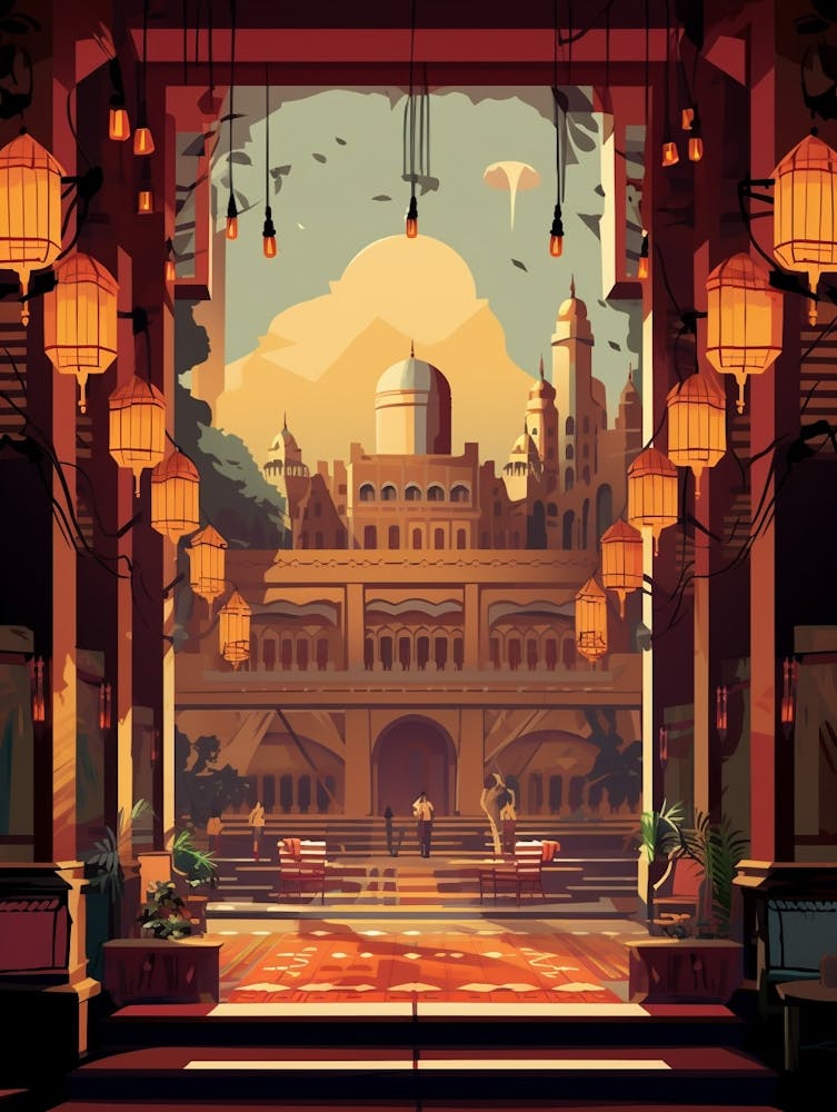 Grand Bazaar Kapal Modern Pixel Art 4