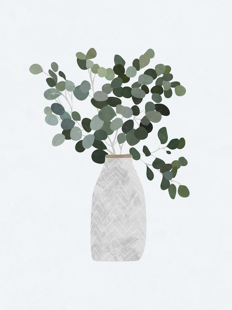 Eukalyptus in Vase