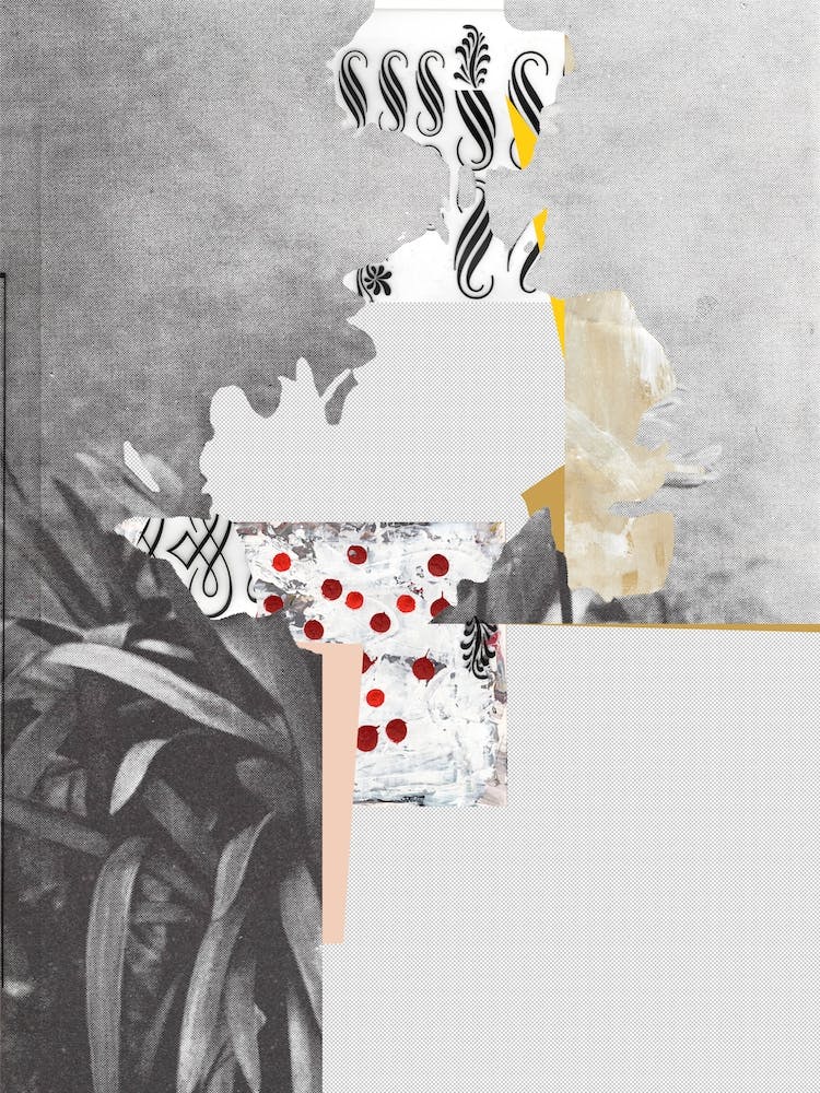 Flowers Still Life, Happy Abstraction 6