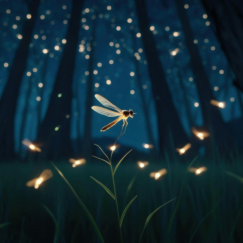Dragonfly In The Forest