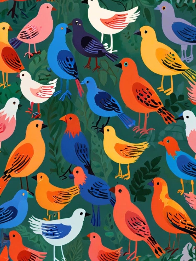 Colorful Birds 1