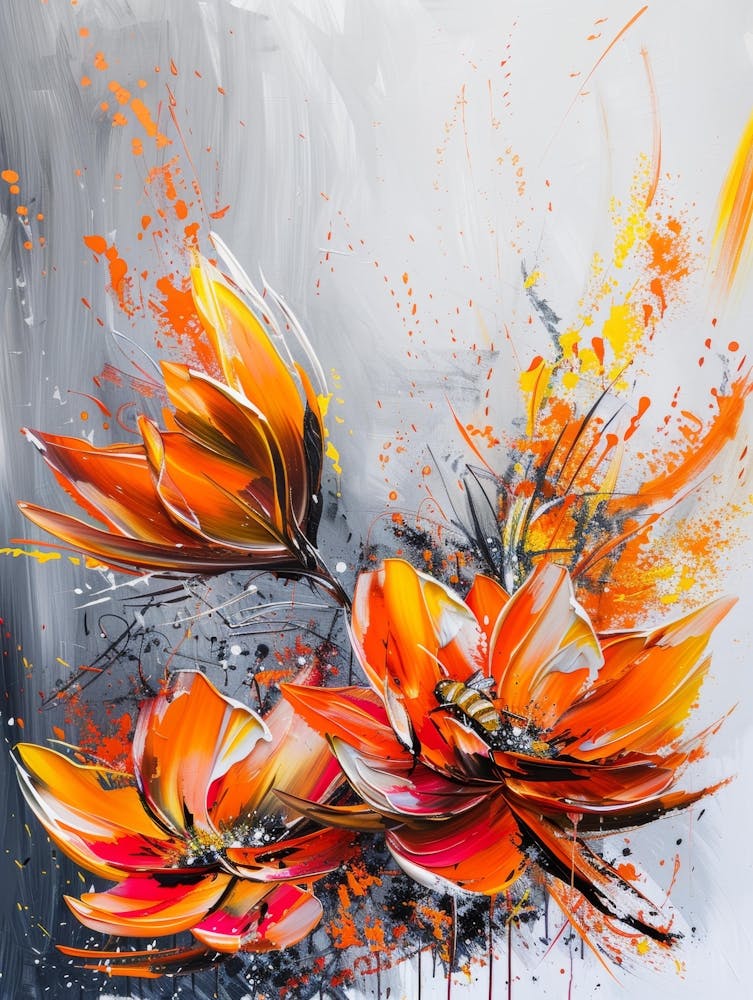 Orange Flowers 16