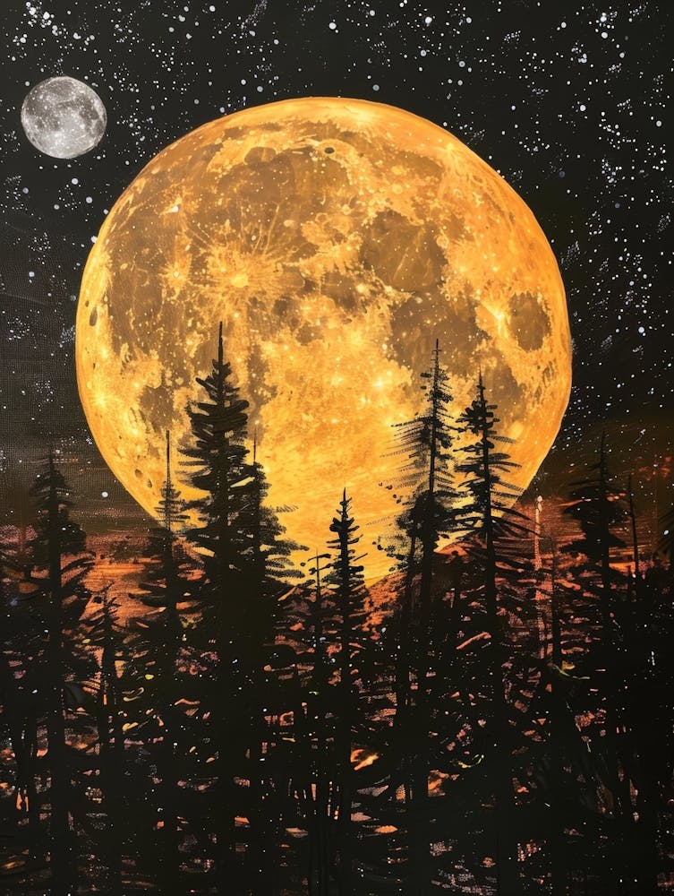 Full Moon In The Forest 7