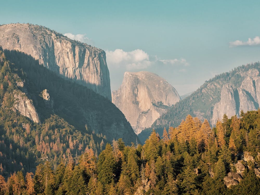 Yosemite Valley In Fall