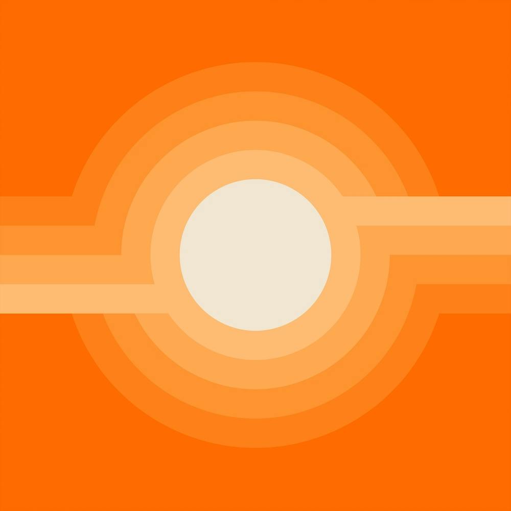 Moonspot Creamsicle Square