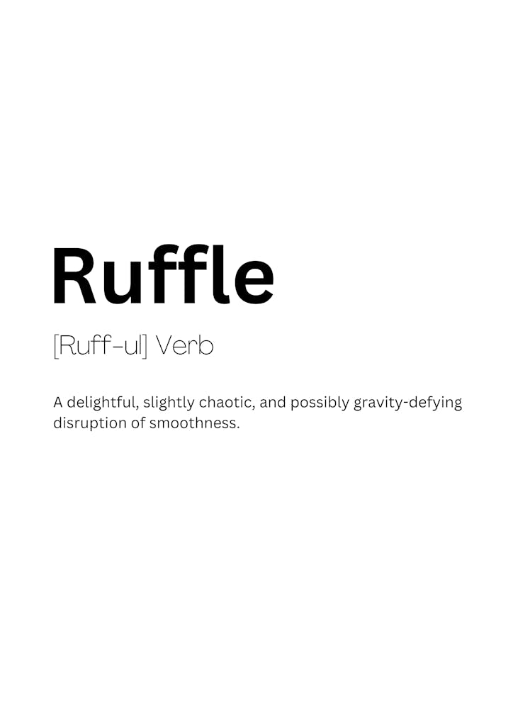 Ruffle Definition Meaning