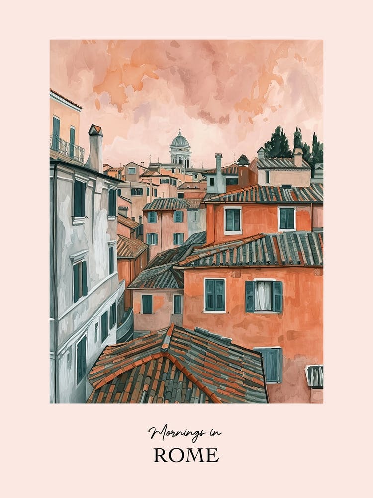Mornings In Rome Rooftops Morning Skyline 4
