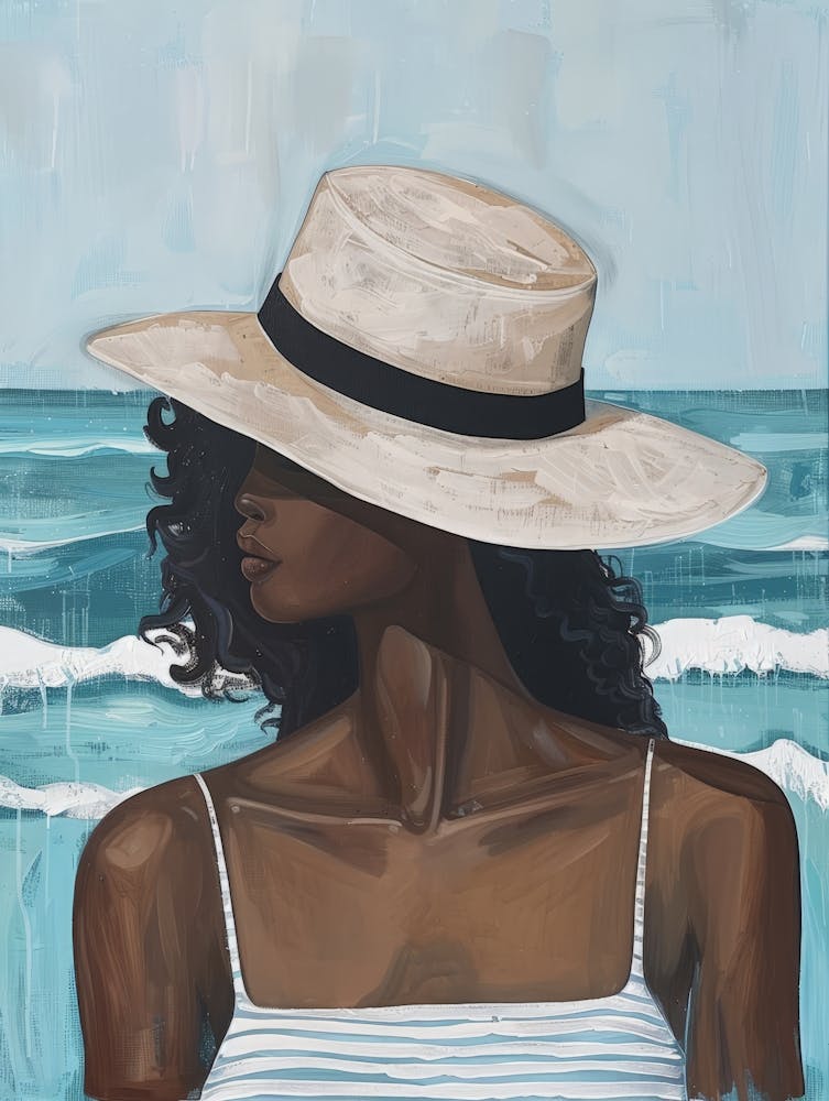 Woman At The Beach 1