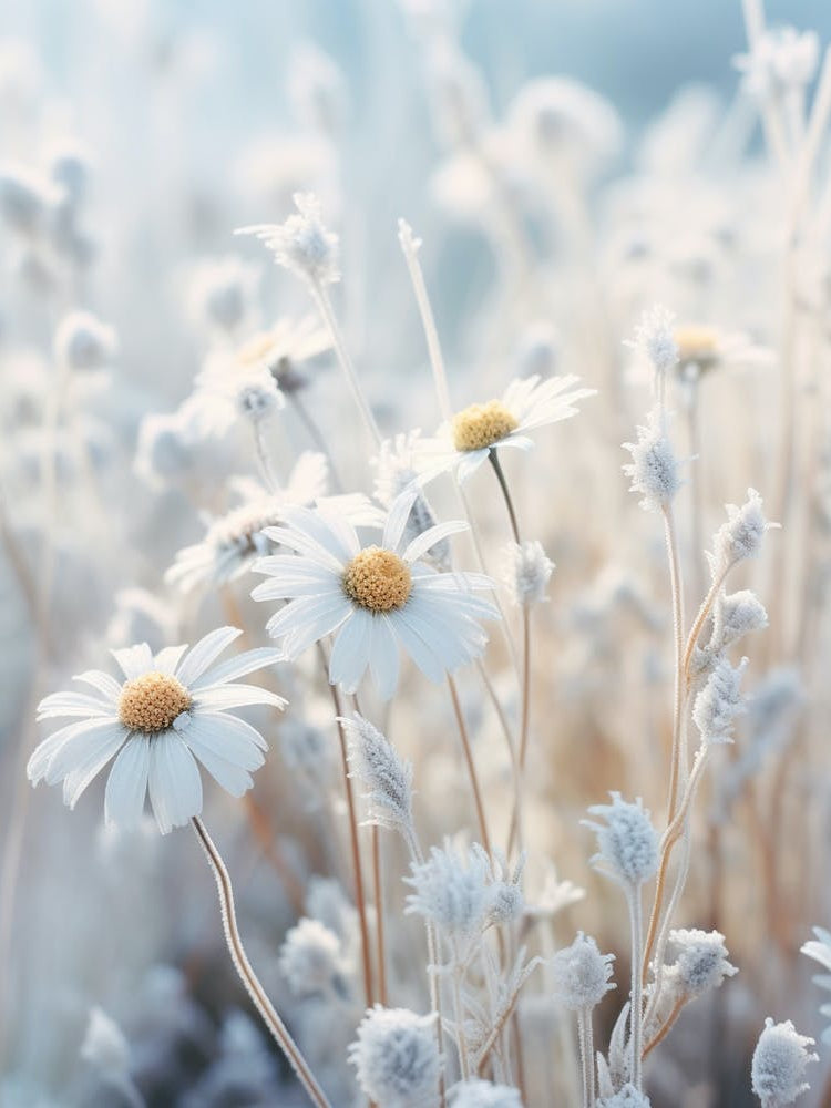Frosty Botanical Oxeye Daisy 1