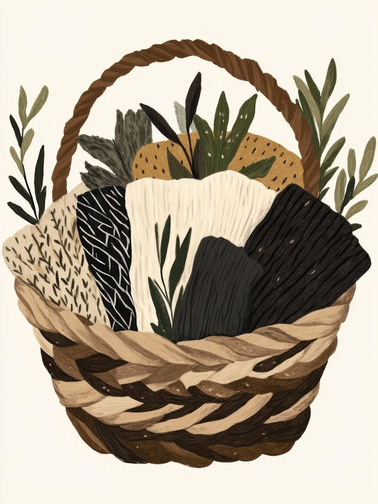 Basket Of Herbs