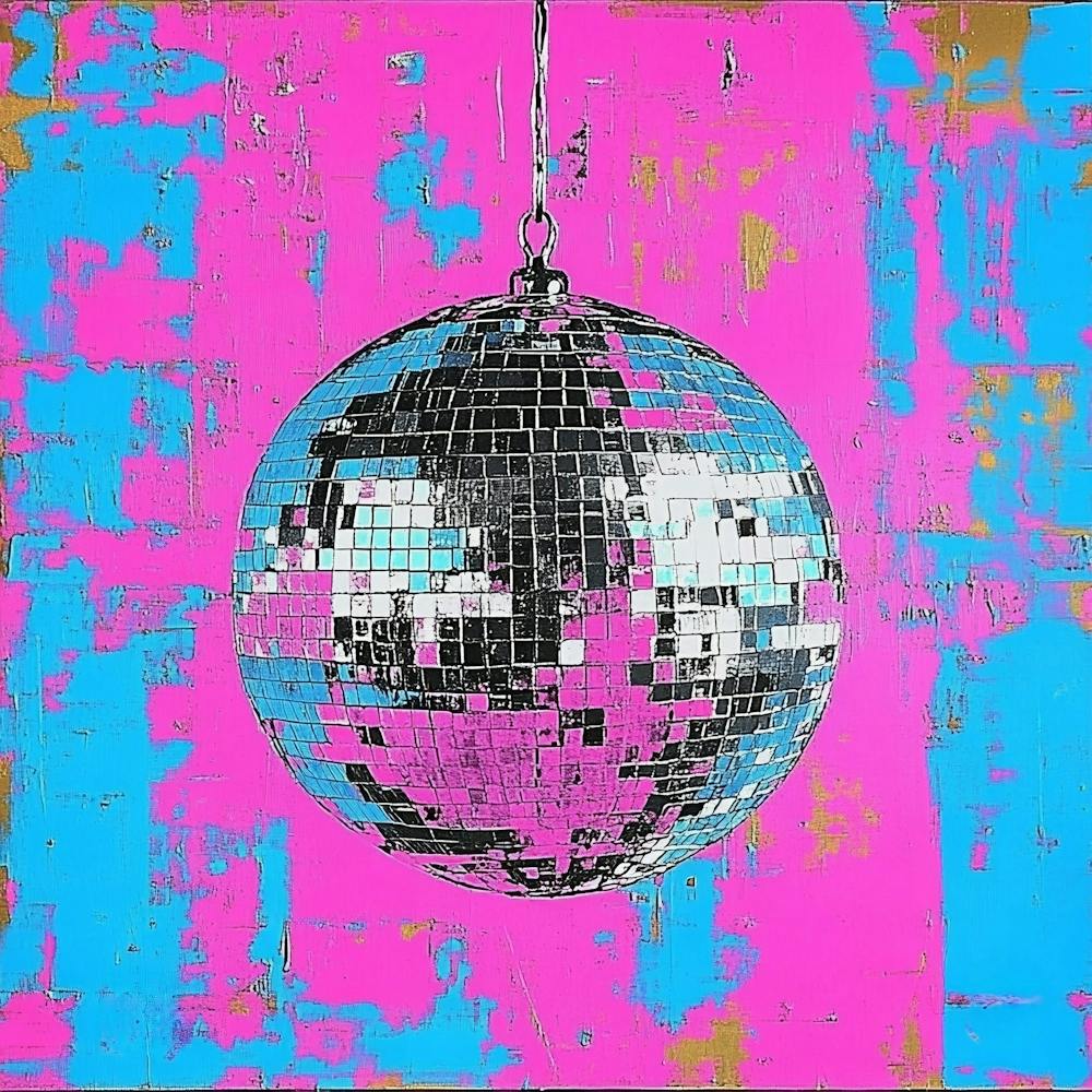 Disco Ball Art 14