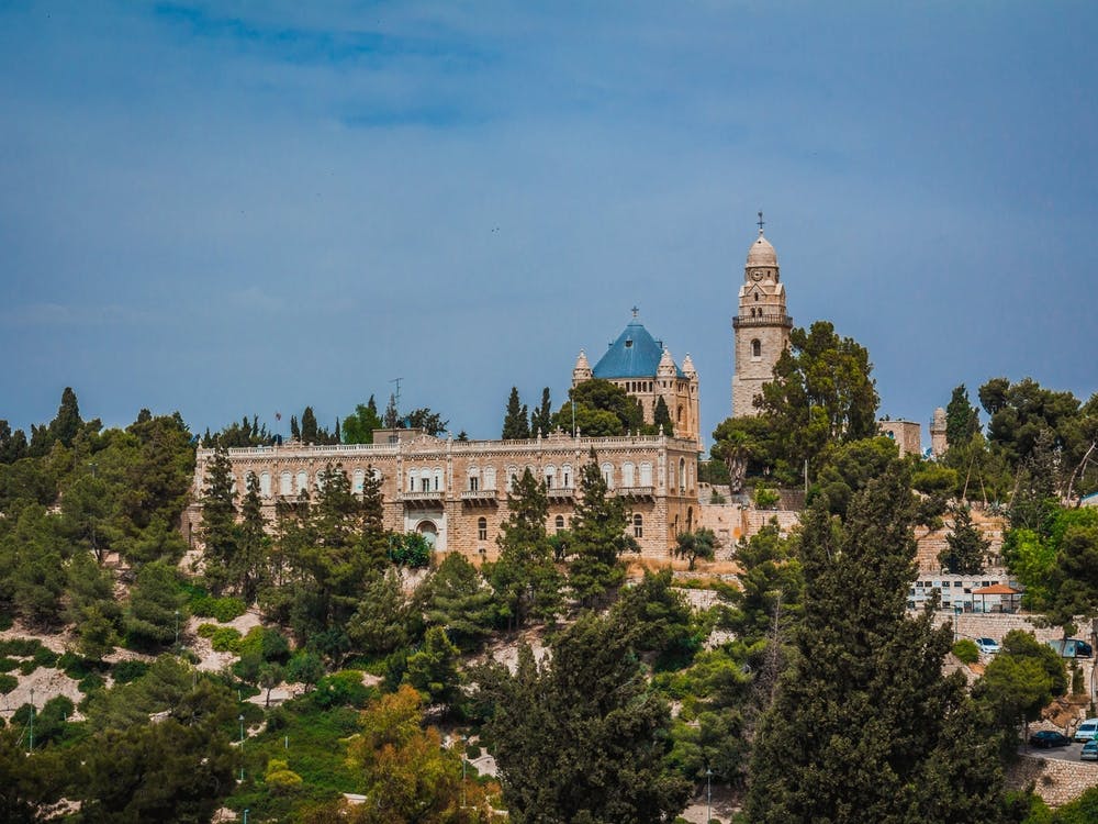 The Abbey Of The Dormition Building At Mount Zion In Jerusalem 1