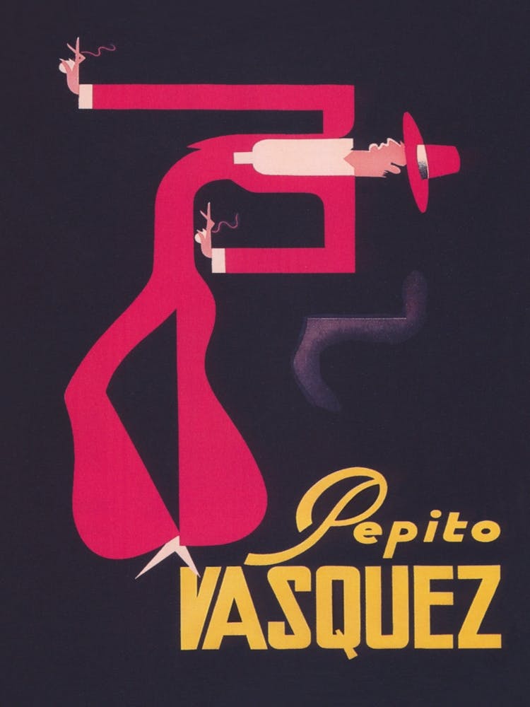 Pepe Vasquez Vintage Dance Poster