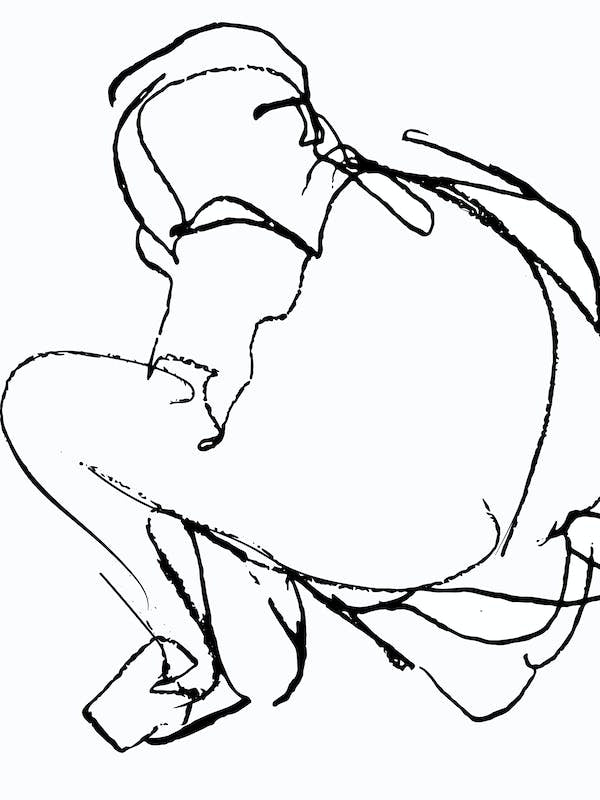 Sitting Figure Sketch