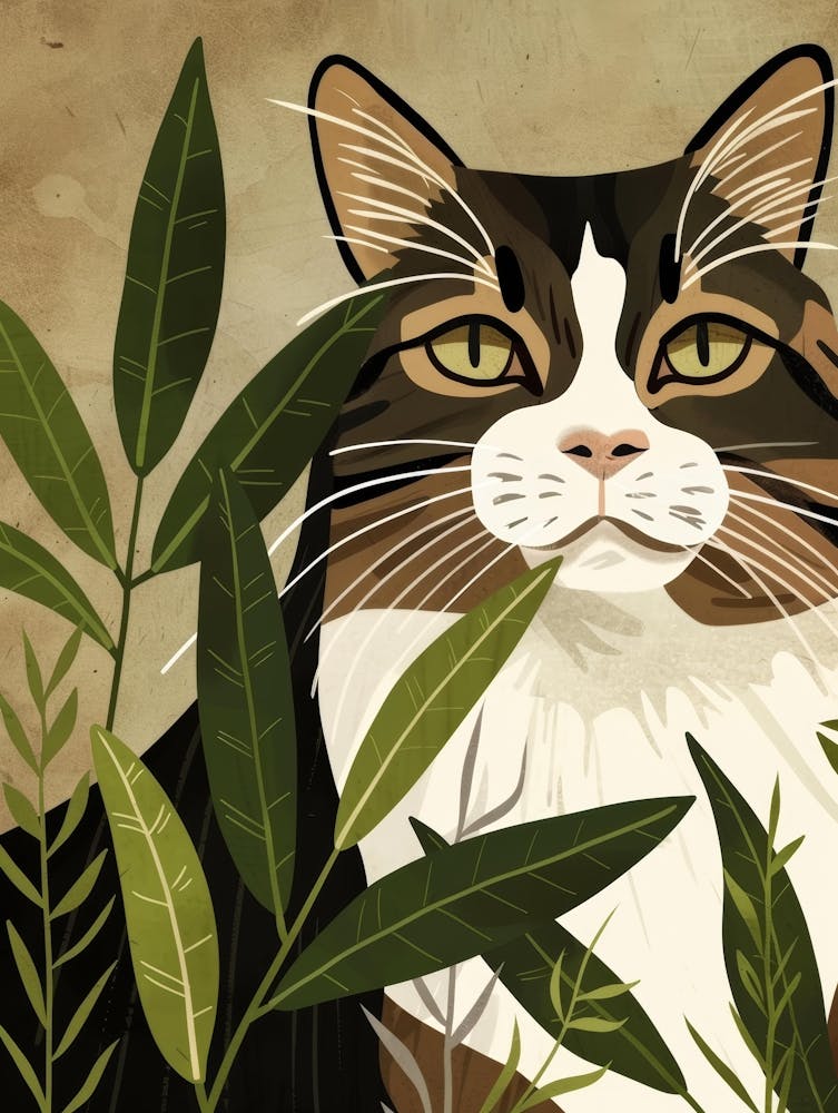 Chat Dans La Forêt 5