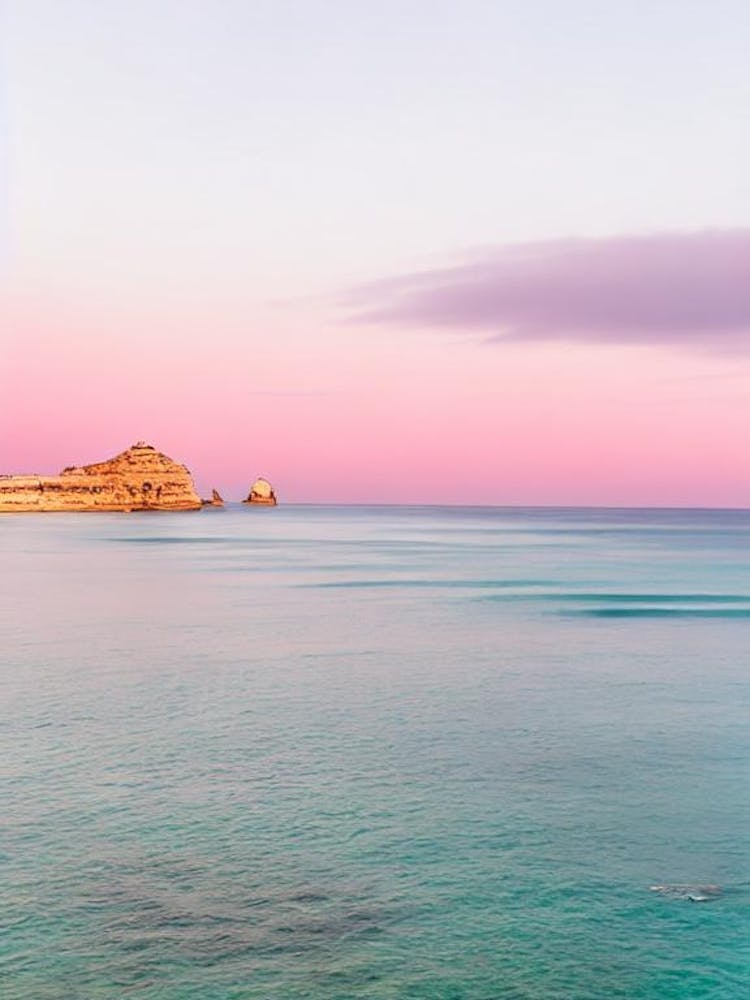 Falesia Beach, Algarve, Portugal Pink Photography 1