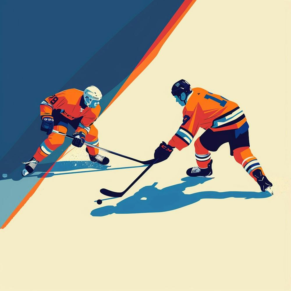 A Ice Hockey Match Minimal Illustration 1718700936 4