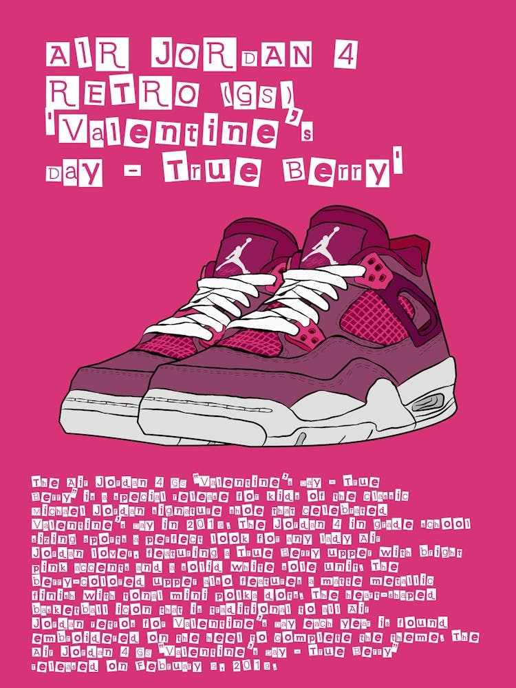 Air Jordan 4 Valentine'S Day