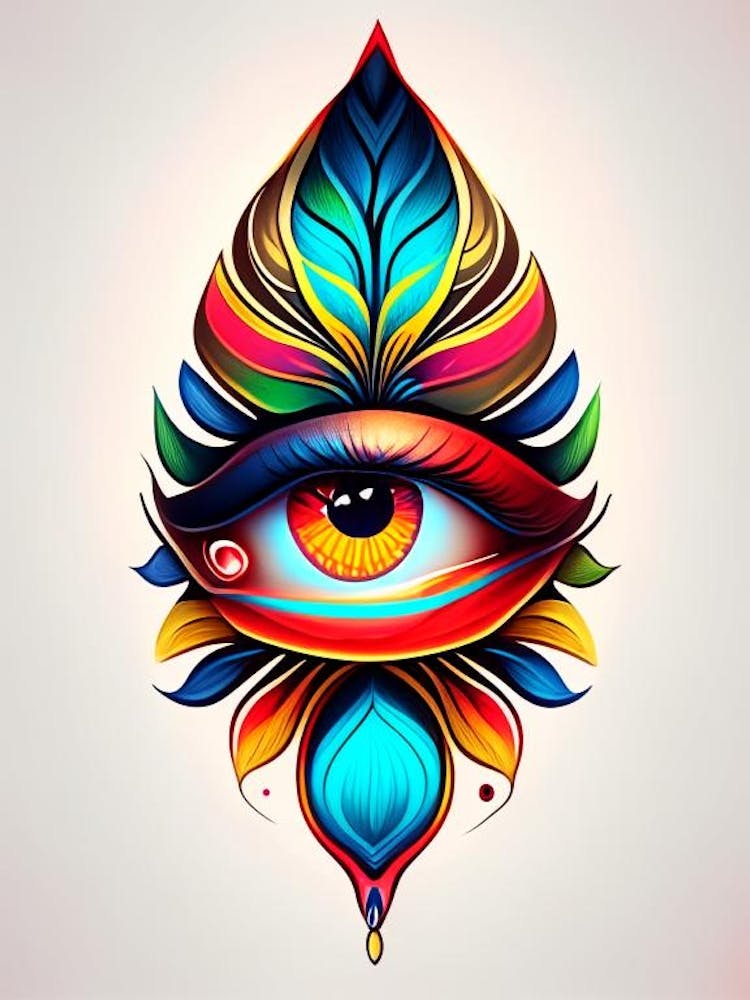 Wisdom, Symbol, Third Eye Tattoo 3