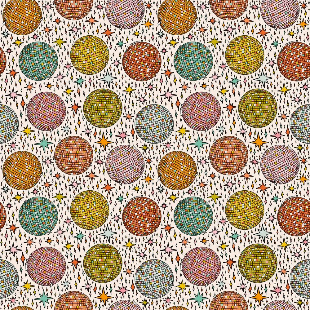 Rainbow Disco Ball Print