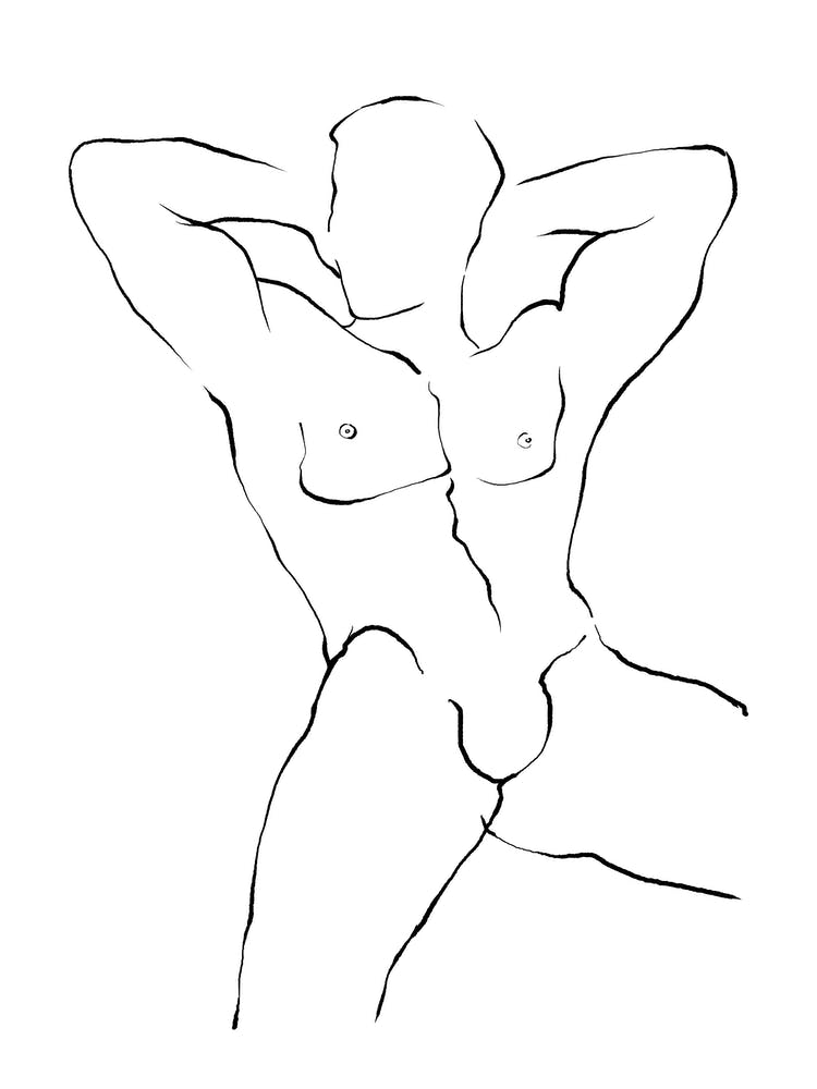 Abstract Male Line A