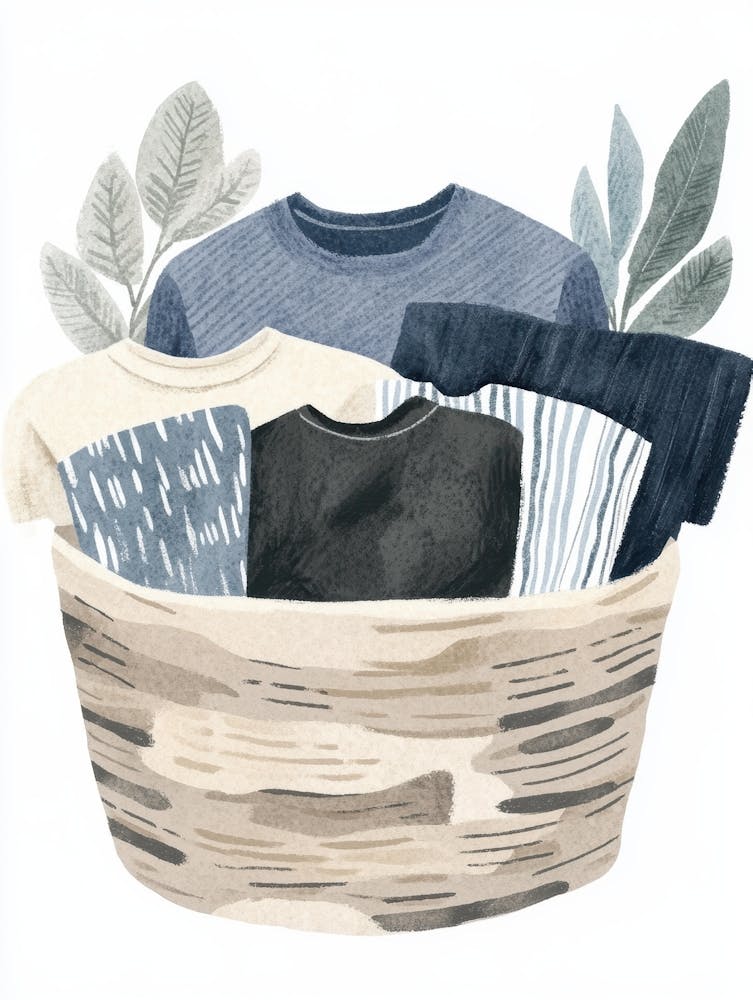 Basket Of Clothes 10