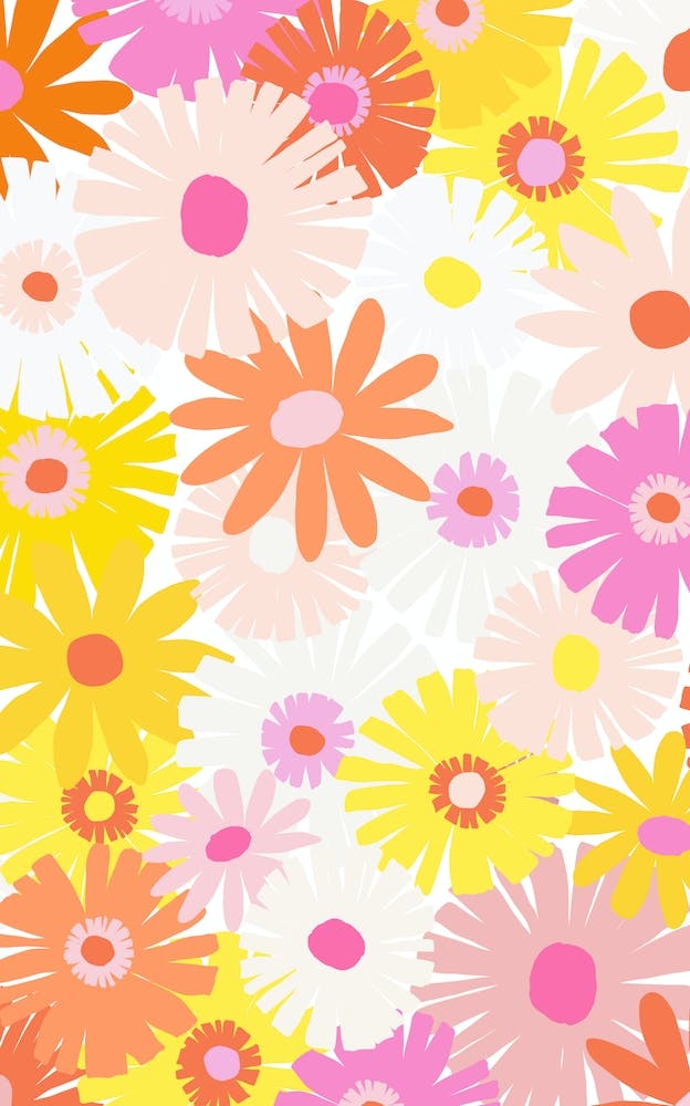 Crepe Paper Flowers In Summer