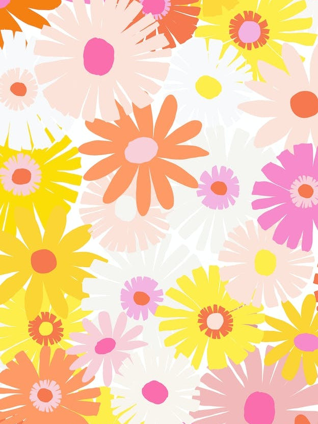 Crepe Paper Flowers In Summer