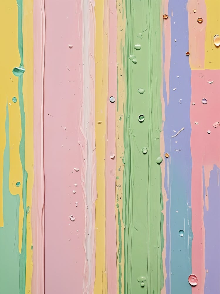 Pastel Paint And Droplets no4
