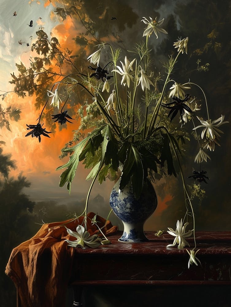 Baroque Floral Still Life Nigella 7